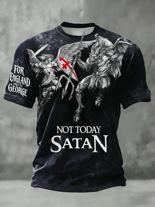 Retro St George's Day  Casual Short-Sleeve T-Shirt