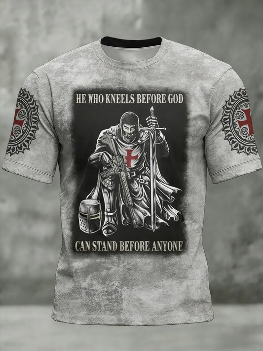 Retro St George's Day  Casual Short-Sleeve T-Shirt