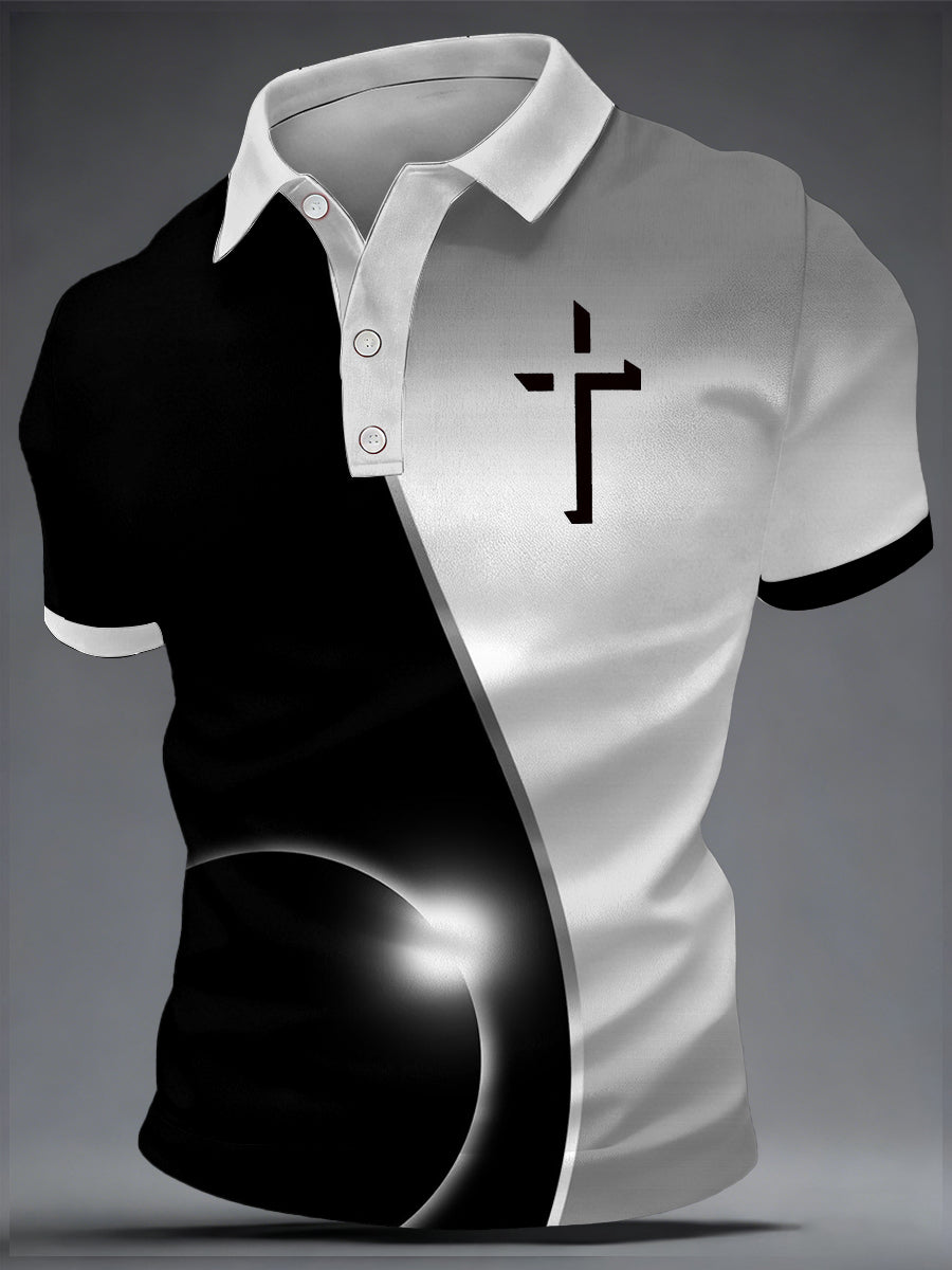 Men's Faith Print Casual Top