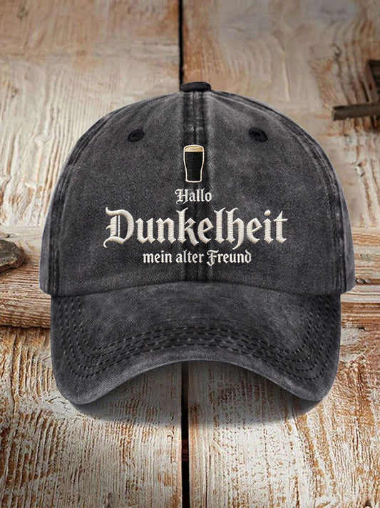 Unisex Hello Darkness My Old Friend Print Cap