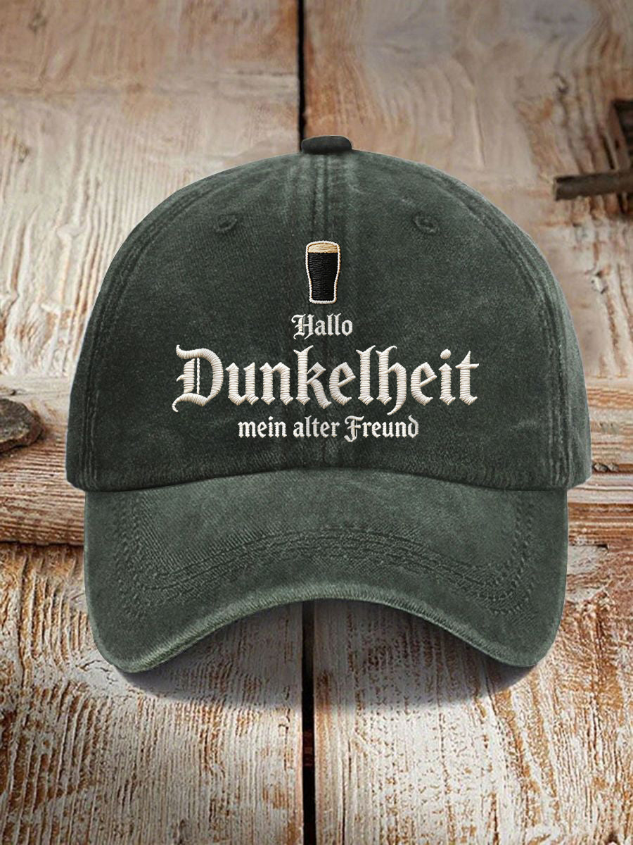 Unisex Hello Darkness My Old Friend Print Cap