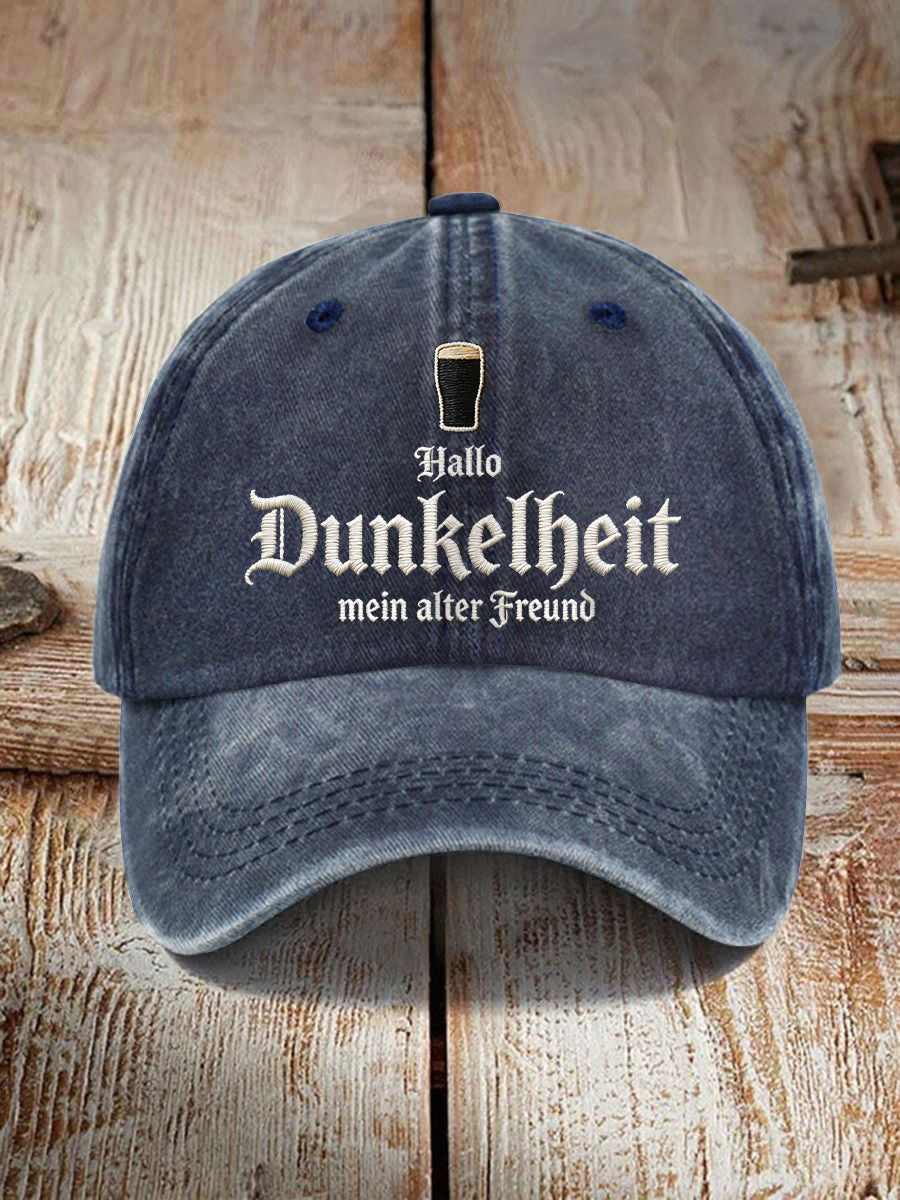 Unisex Hello Darkness My Old Friend Print Cap