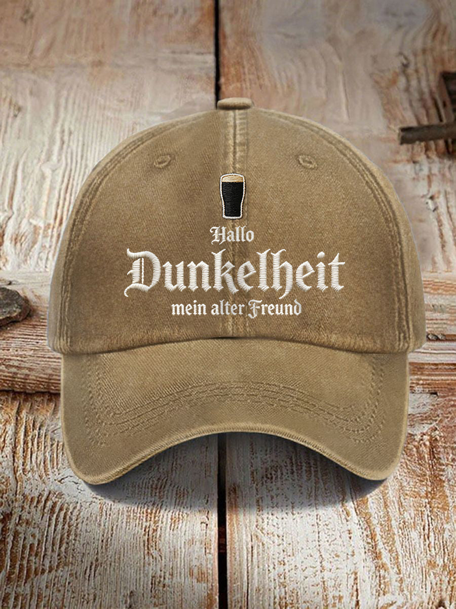 Unisex Hello Darkness My Old Friend Print Cap