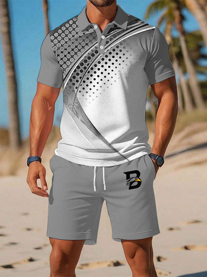 Men's Casual Business Short-sleeved Suit