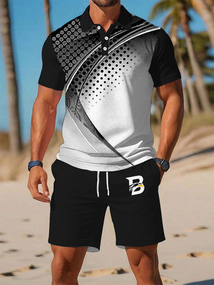 Men's Casual Business Short-sleeved Suit