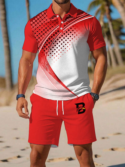 Men's Casual Business Short-sleeved Suit
