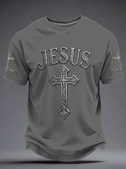 Men's JESUS Printed T-shirt