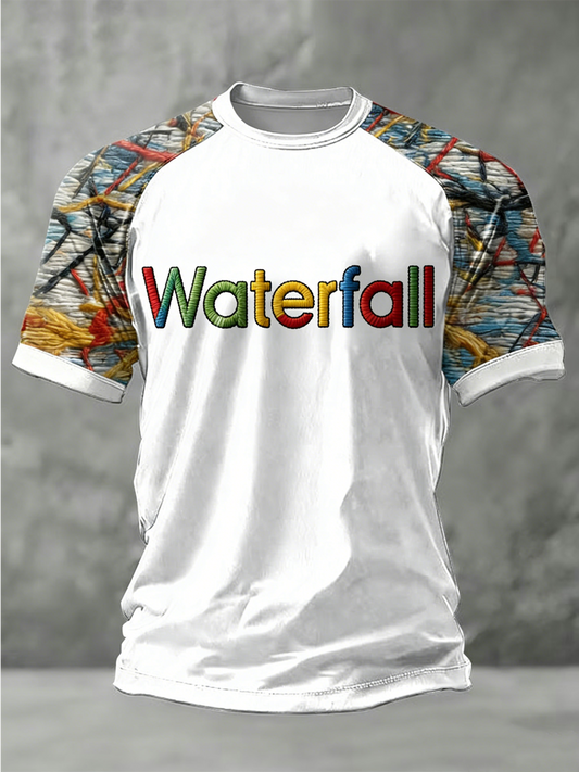 Men's Lemon Roses Music Lover Printed short sleeve t-shirt