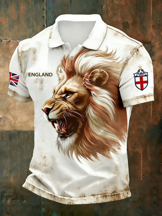 Retro British Football Fan-Style Casual Jersey