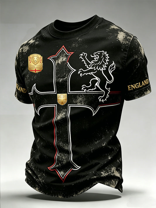 Retro British Football Fan-Style Casual Jersey