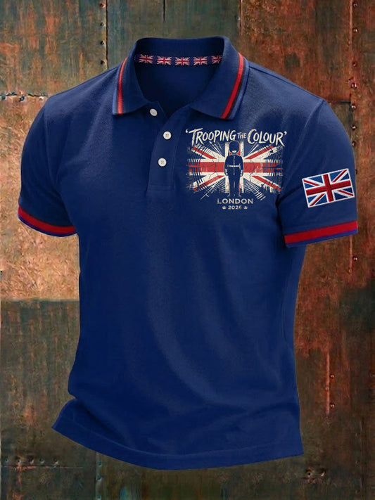Men's King's Official Birthday Trooping The Colour Printed Shirt