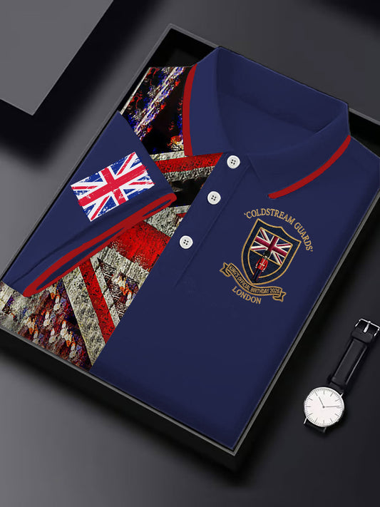 Men's King's Official Birthday Trooping The Colour Printed Shirt