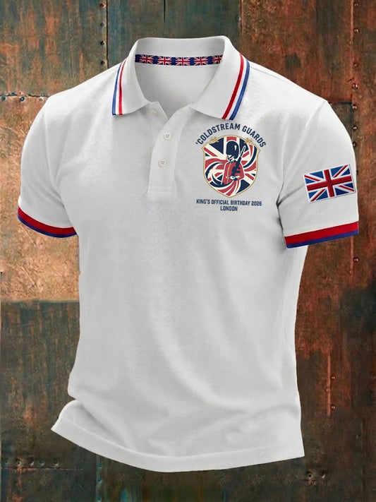 Men's King's Official Birthday Trooping The Colour Printed Shirt