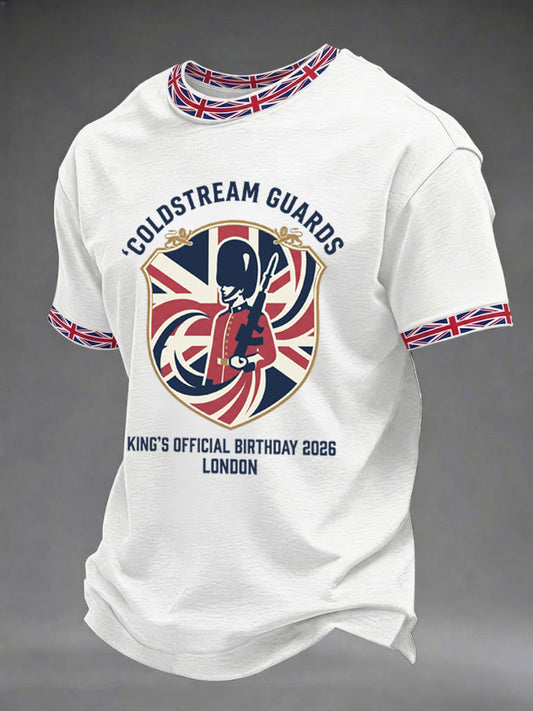 Men's King's Official Birthday Trooping The Colour Printed T-shirt