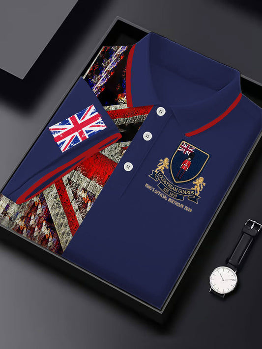 Men's King's Official Birthday Trooping The Colour Printed Shirt