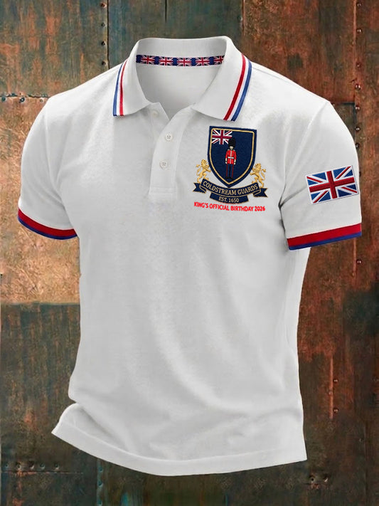 Men's King's Official Birthday Trooping The Colour Printed Shirt