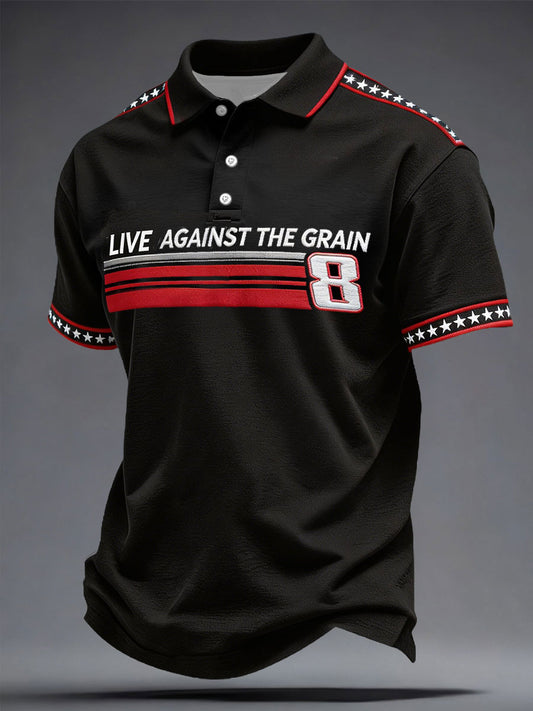 Men's Rip Legend Drive Against The Grain Printed Casual Tops