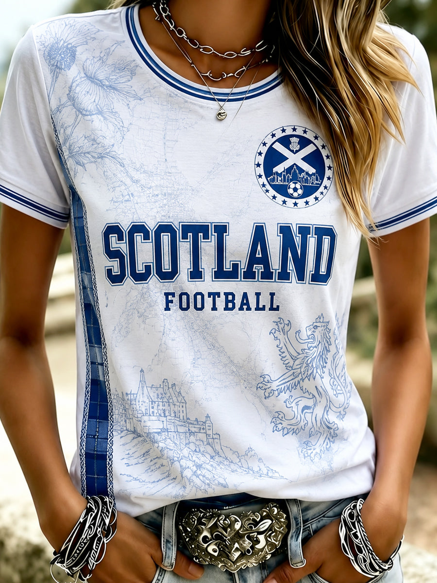 Women's Scotland Football Short-Sleeved T-Shirt