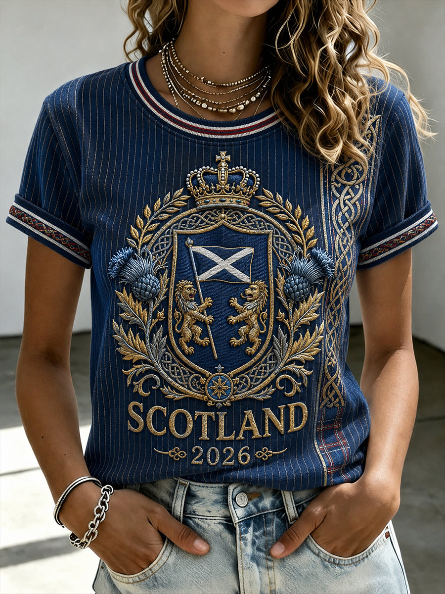 Women's Scotland Football Short-Sleeved T-Shirt
