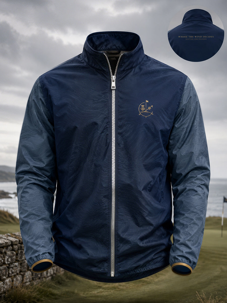 Men's Scotland Golf Lover Printed Coat