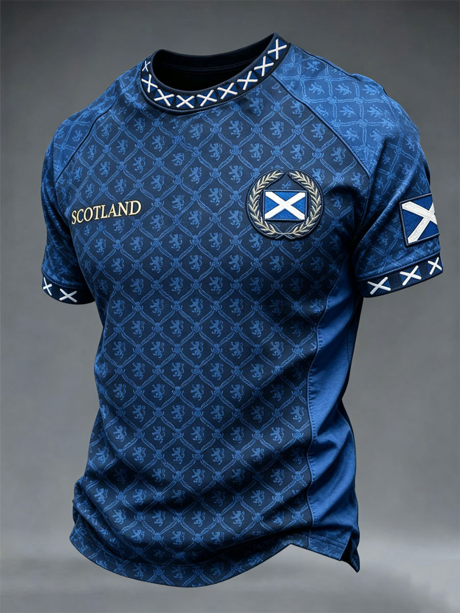 Men's Scotland Printed short sleeve t-shirt
