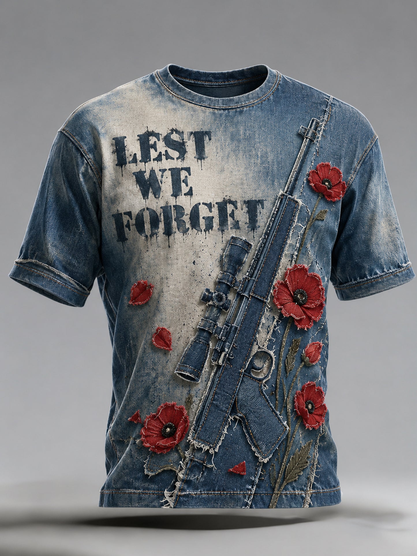 Men's British Veteran Weapon Series Art Print T-Shirt