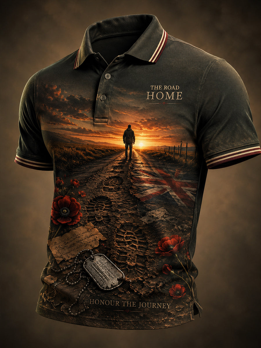 Men's British Flag Veteran Short Sleeve Shirt