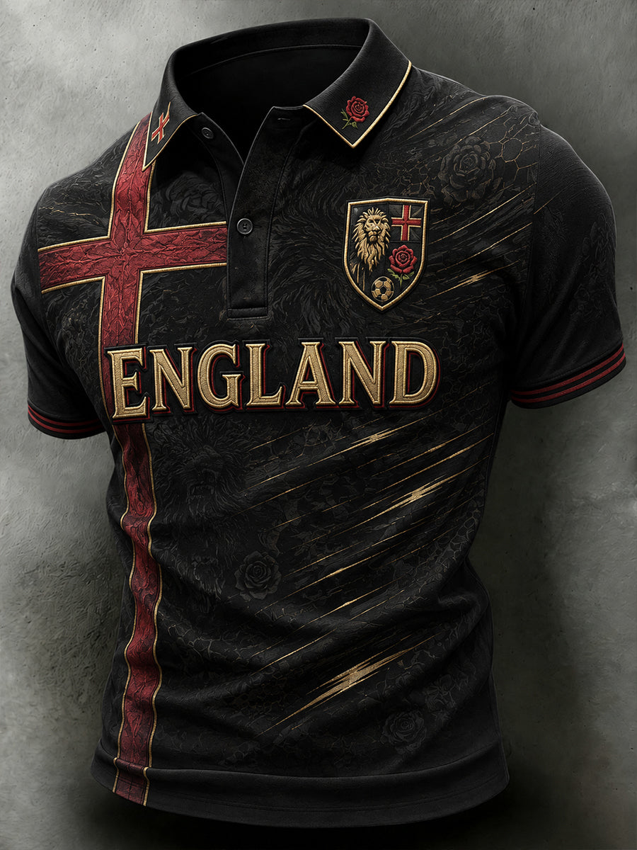 Men's England Football Short Sleeves T-Shirt