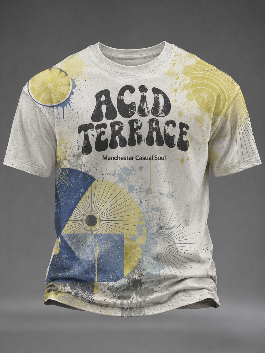 Men's retro music lovers short sleeves t-shirt