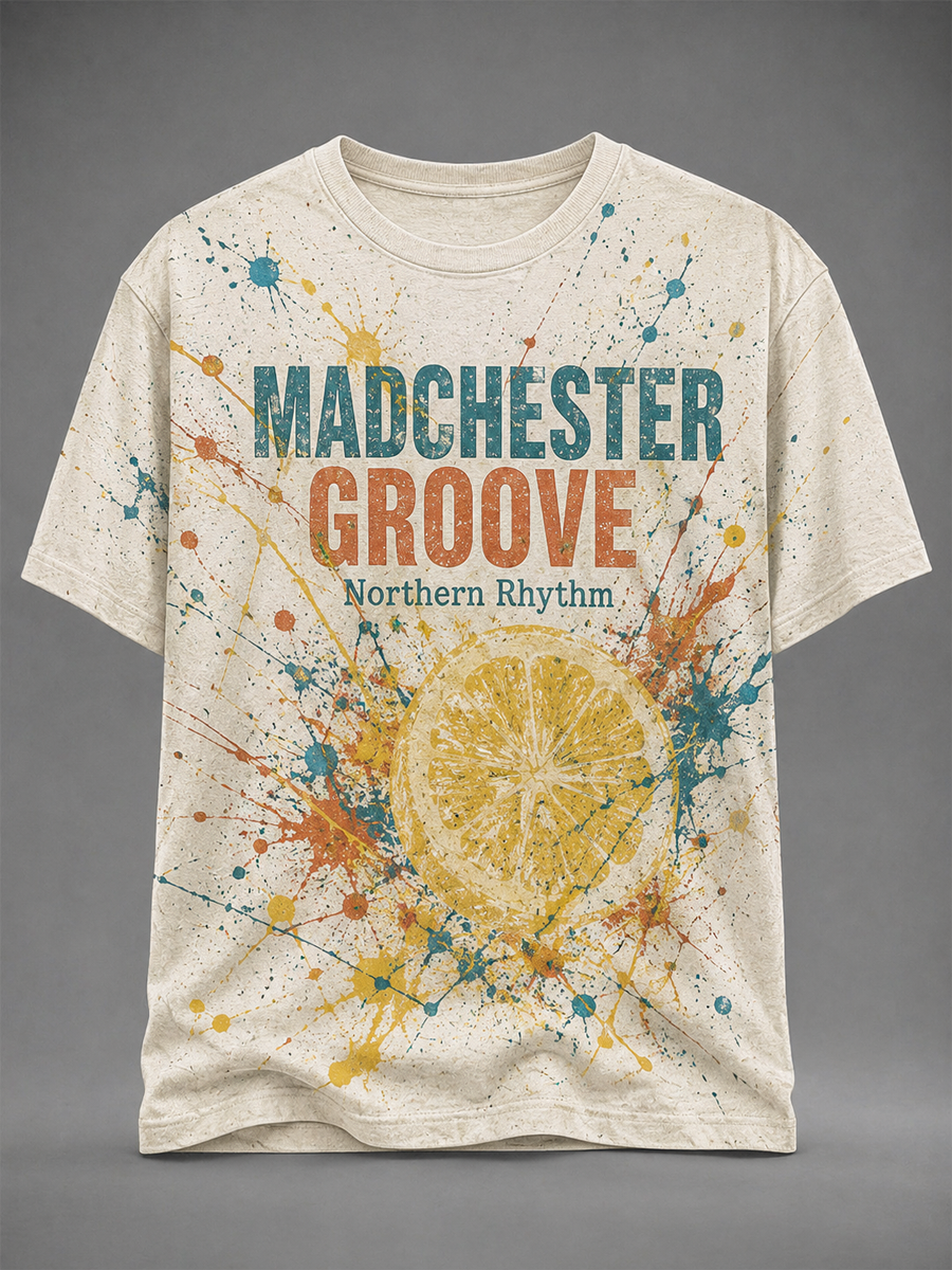 Men's retro music lovers short sleeves t-shirt