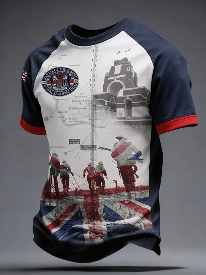 Men's Battle of The Somme Veteran Printed T-shirt