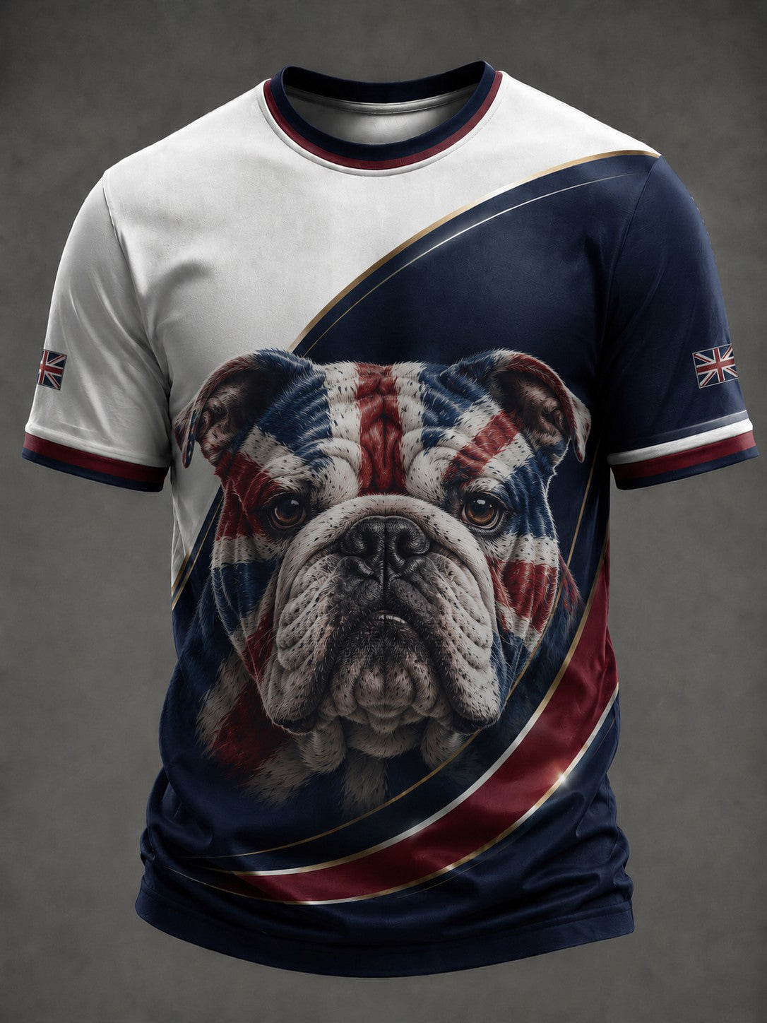 Men's British Bulldog Printed T-shirt