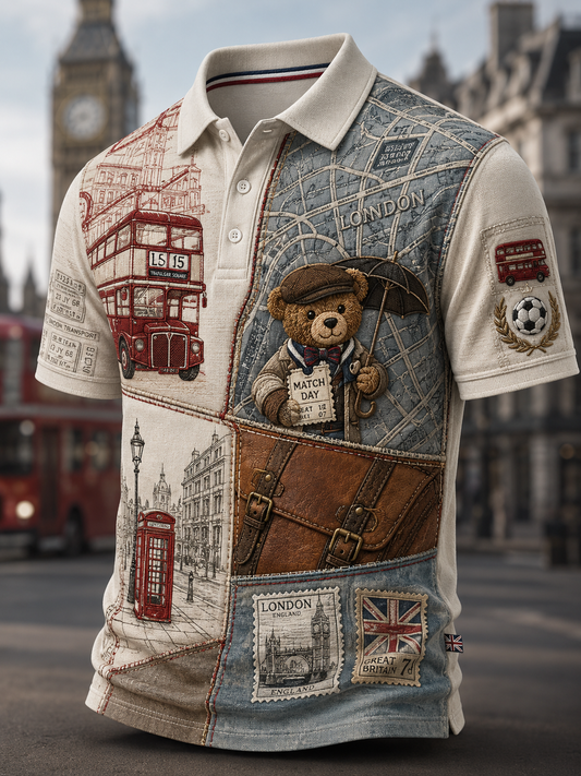 Men's Paddington Bear Short Sleeve Shirt