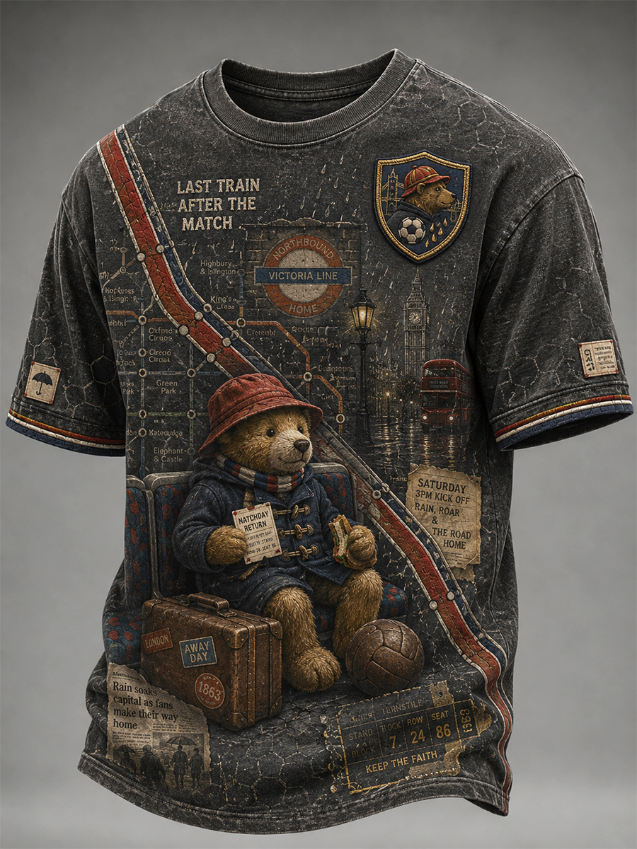 Men's Paddington Bear Short Sleeves T-Shirt