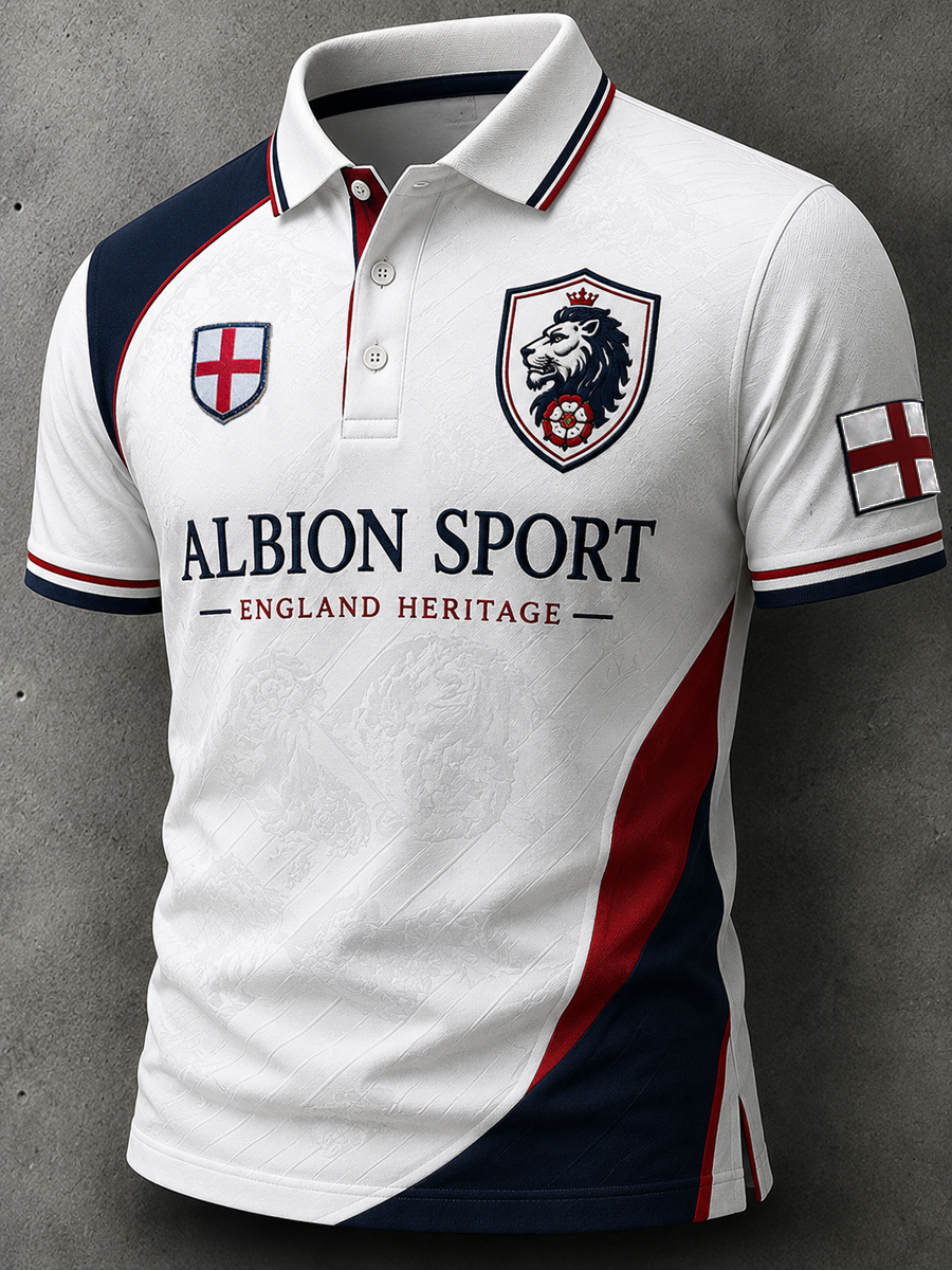 Men's England Printed polo shirt