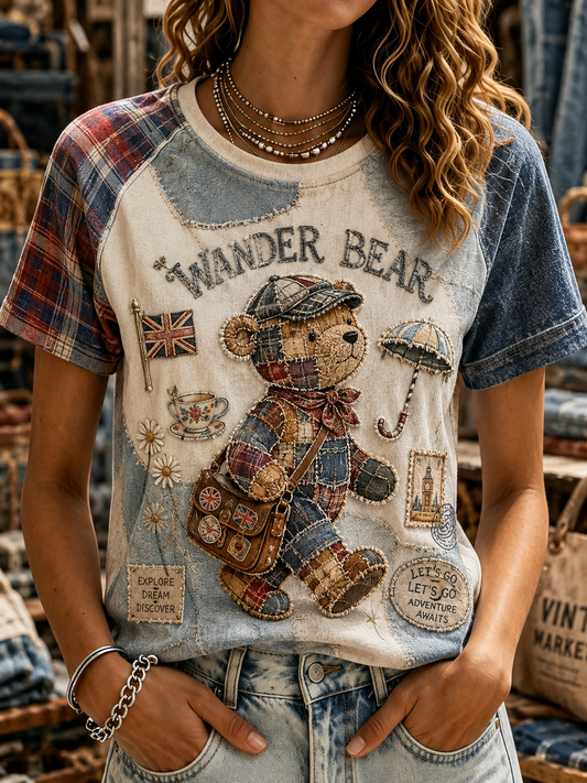 Women's Round Neck Short Sleeve T-Shirt
