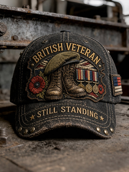 Unisex Casual Hat Featuring A Vintage-Style Commemorative Design