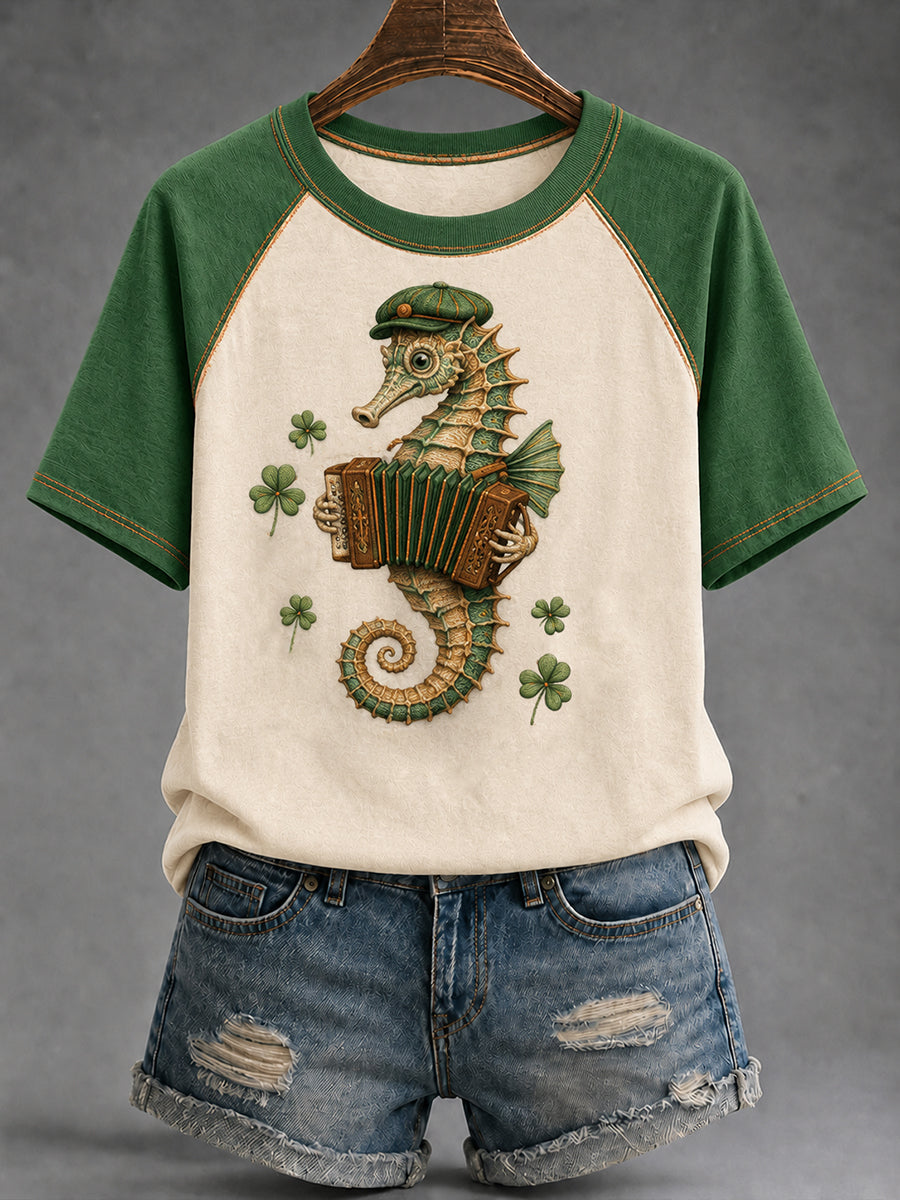 Women's Fleadh Cheoil na hÉireann Animal Graphic Raglan Tee