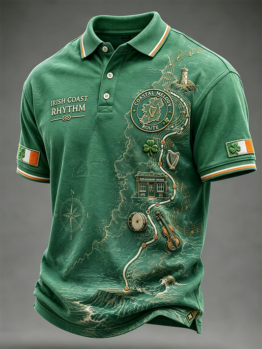 Men's Irish Music Festival Short Sleeve Shirt