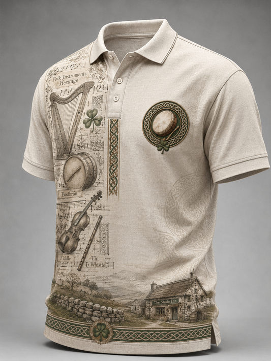 Men's Irish Music Festival Short Sleeve Shirt
