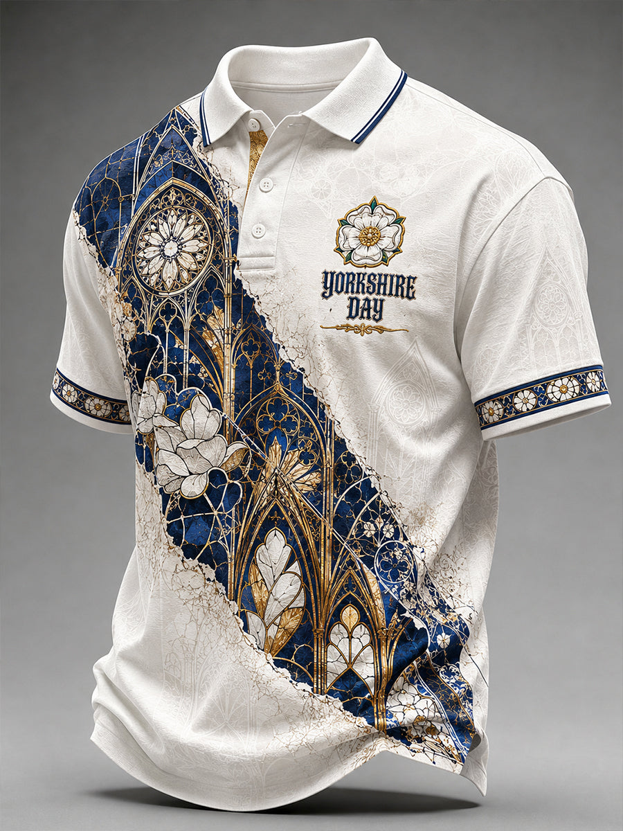 Men's Yorkshire Day Shirt Short Sleeve