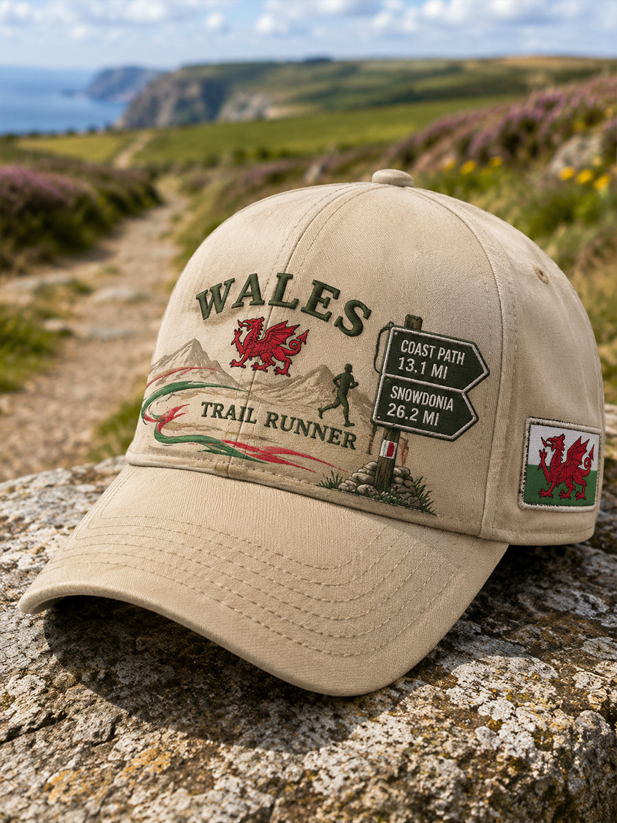 Unisex Welsh Outdoor Running Culture Art Print Hat