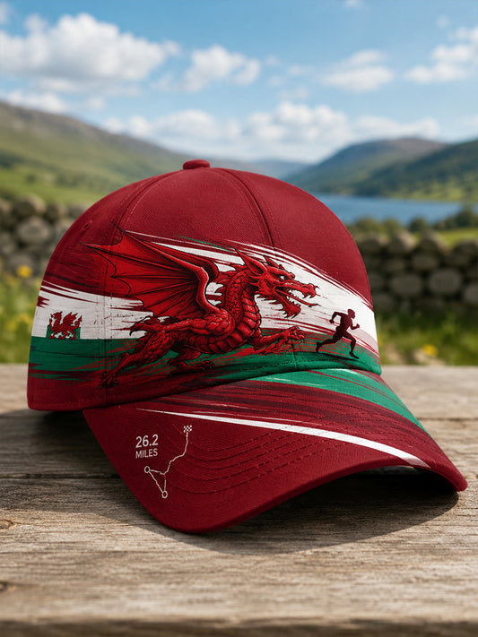 Unisex Welsh Outdoor Running Culture Art Print Hat