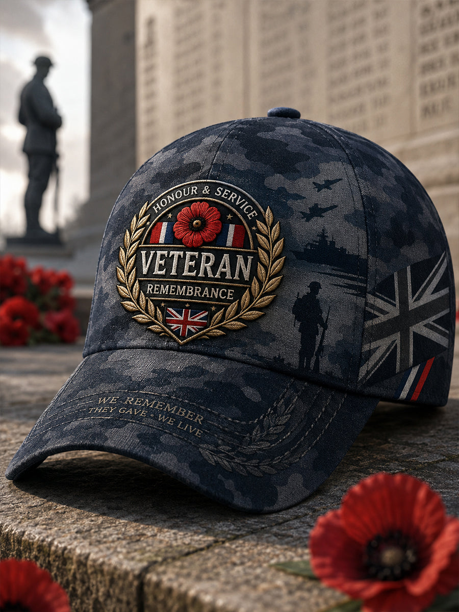 Camo Veteran Memorial Graphic Hat