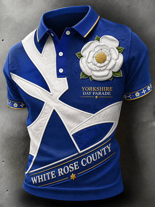 Men's Yorkshire Day England Short Sleeves T-Shirt