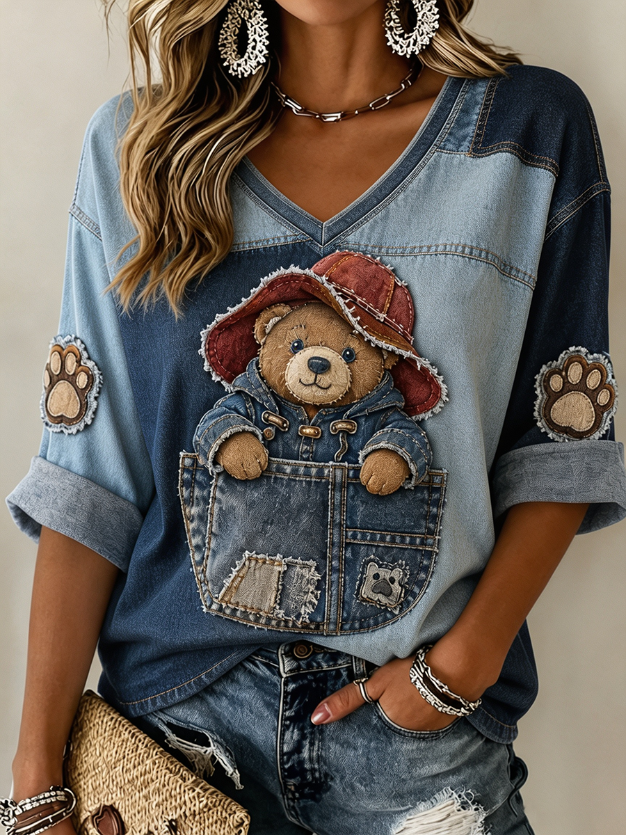 Women's Linen Short-Sleeved T-Shirt