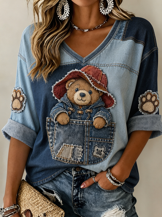 Women's Linen Short-Sleeved T-Shirt