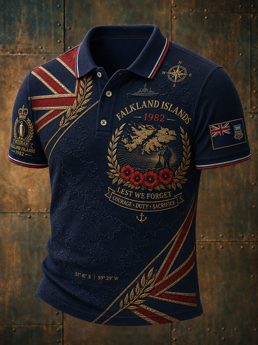 Men's Falklands War Veteran Short Sleeves T-Shirt