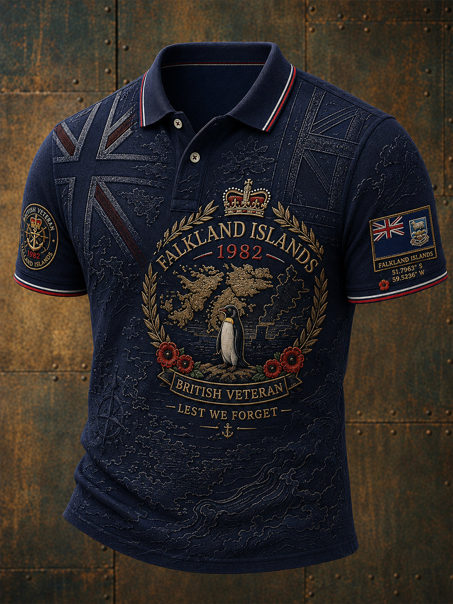 Men's Falklands War Veteran Short Sleeves T-Shirt