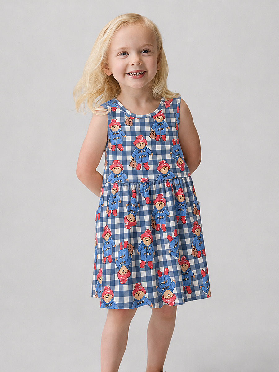 Girl's Art Printed Dress